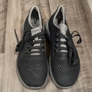 CROCS Men's Black and Gray Sneakers